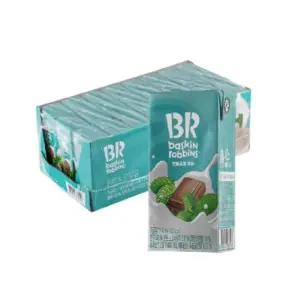 배스킨라빈스 민트초코 우유 190ml 24개 어린이간식/J