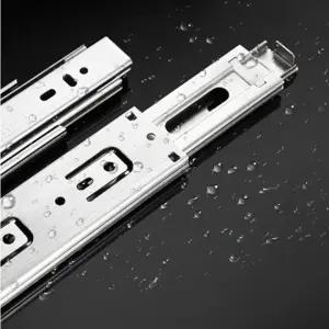 가구 3단 서랍 슬라이딩 서랍장 싱크대 레일 400mm 서랍레일 서랍하부레일