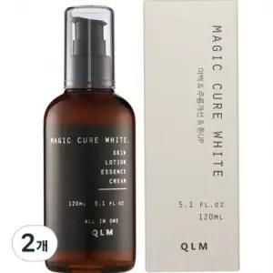 큘라M 남성용 매직 큐어 화이트 올인원 120ml x 2개