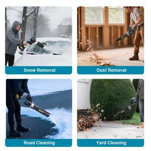 기삼 브러시리스 터보 블로워 팬 35000RPM 에어 핸드헬드 리프 먼지 제거기 마키타 18V 배터리 핀용