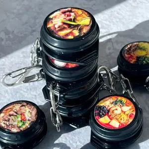 뚝배기 키캡 키링 클리커 스트레스 해소 장난감 열쇠 가방 고리 딸깍이 키보드 청축