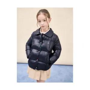 빈폴 키즈 BEANPOLE KIDS 여아 체크 매치 경량 볼패딩 네이비 BI5938G02R 395428