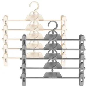 스내지 연결식 치마 바지걸이 4P 옷걸이 바지걸이 행거 집게걸이 치마걸이