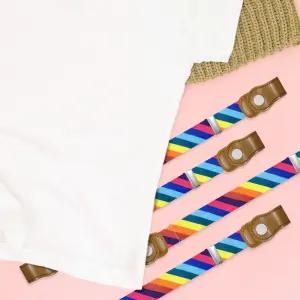 패턴 프리 벨트 무지개