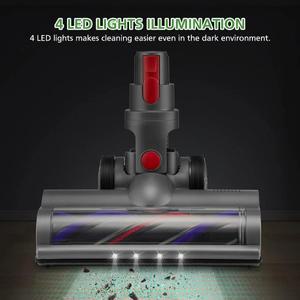 [호환품]다이슨 호환 V7 V8 V10 V11 V15 무선 진공 청소기용 롤러 브러시 헤드 교체 LED 헤드라이트 퀵 릴