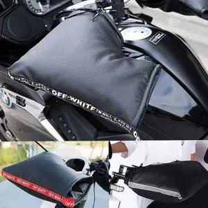 오토바이 겨울 토시 두툼 방수 핸들 오토바이 방한 토시 워머 킥보드 자전거 전기