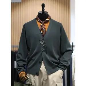 [갤러리아] BON 카키 밀라노 조직 하프 가디건 BN4FSW849