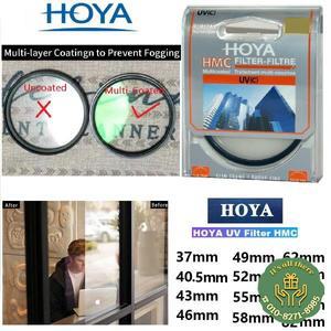 Hoya HMC UV(c) 렌즈 필터 37 40.5 43 46 49 52 55 58 62 67 72 77 82mm 슬림 프레임 멀티 코팅 눈부심 방
