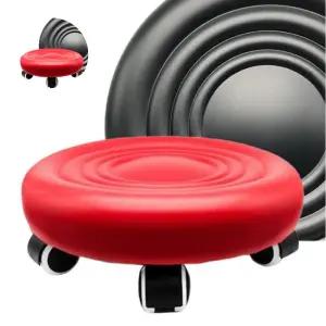 (제스트)레드 바퀴의자 청소 바닥의자 걸레 회전 청소 방걸레