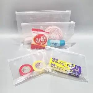 cpp 투명 슬라이드 파우치 지퍼백 10장 20x152cm 팩 비닐