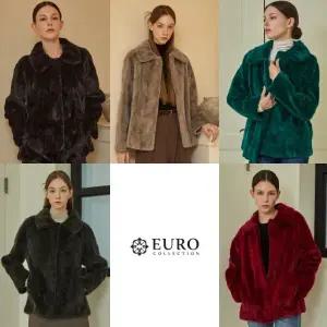 [하프클럽/더블유쇼핑]천연 밍크 하프 코트 1종 여성