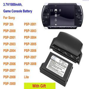 카메론 시노 게임 콘솔 배터리 PSP-S110 소니 라이트 PSP 2 PSP-2000 실크 PSP-3001PSP-3008 1800mAh