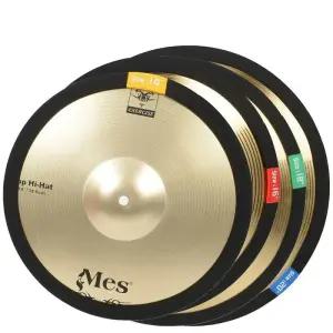 드럼연습패드 벨트 댐퍼 드럼 연습 패드 심벌 음소거 소음기 키트 부품 1개