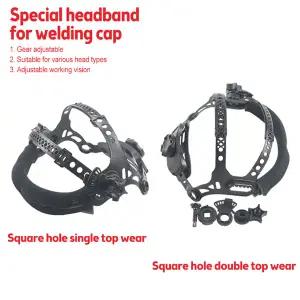 Wb0304 조절 가능 용접 헬멧 헤드기어 땀밴드 ABS 소재 교체 액세서리 다양한 머리형