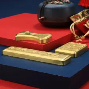 구리바 1kg 주괴 금괴 순도 모양 선물용 99.9