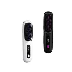 무선 매직 빗고데기 꼬리빗 집게 파우치포함 풀세트 브러쉬 휴대용 여행 헤어