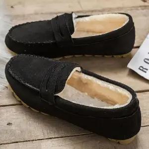 [라일리] Rly 단화 여성 털슈즈 로퍼 털신발 데일리 모카신 슈