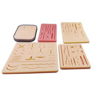 Y상처 있는 외상 피부 봉합 모델, 실리콘 실습 패드, 재사용 가능한 외과 매듭, 교육