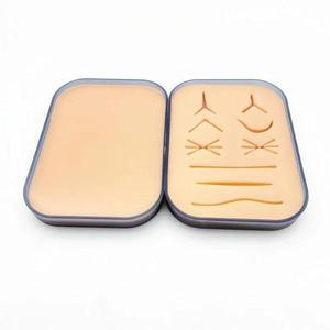 봉합 훈련 패드 상처 실리콘 인간 외상성 피부 모델 재사용 가능한 교육