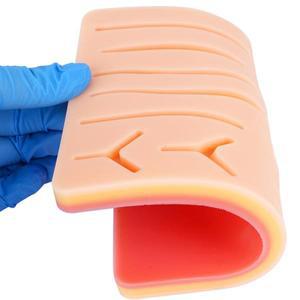 실리콘 피부 패드 봉합 훈련 키트 외과 수술용 상처 의사 의료 실습 외상 실습 재사용 가능