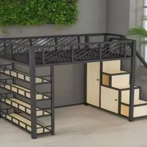 픽온 성인벙커침대 사다리침대 계단 원룸인테리어 기숙사침대