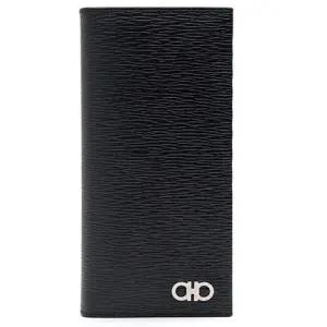 [명품] 페라가모 리바이벌 간치니 장지갑 66 A069 NERO+ROSSO 686018