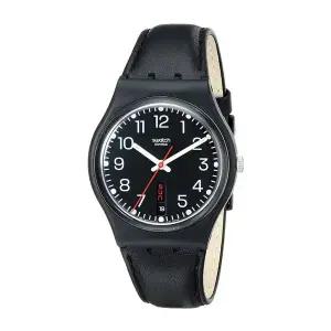 [스와치] GB750 RED SUNDAY 공용 가죽시계