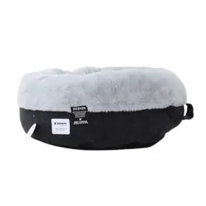 [룽스]원방석 블랙 고양이 애견쿠션 겨울 쿠션 침대 1P