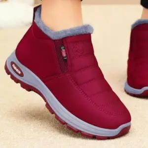 [라일리] Rly 남자 여자 겨울 방한화 털 안감 외출용 슬립온