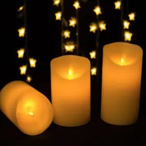 LED 양초 캔들 티라이트 흔들리는 가짜/촛불/조명/전기초/거실/기념일/데코/무드/무연/미니/분위기/소형