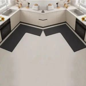 [룽스]카페발매트 주방매트 싱크대 바닥 미끄럼방지 L자