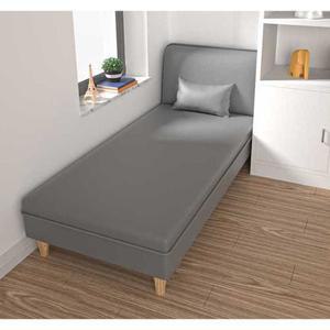 1인 침대소파 이동식 패브릭 접이식 코튼 간이 미니침대