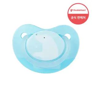 더블하트 펀프렌즈 노리개젖꼭지 화이트베어(S_0개월)