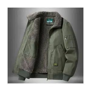 GLINE 남성 패딩 점퍼 겨울 기모 도톰 빅사이즈 방한 숄 칼라 스웨이드 보온 코트 항공 힛템