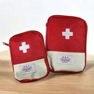 여행용 보관함 휴대용 구급약 파우치 상비약 소형 구급함 케이스