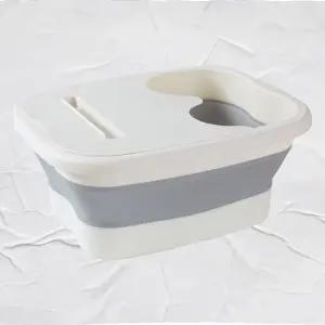 접이식 발 족욕기 고급 족욕대야 발바스켓 발전문 발마사지 족욕통 (WFKKZAT)