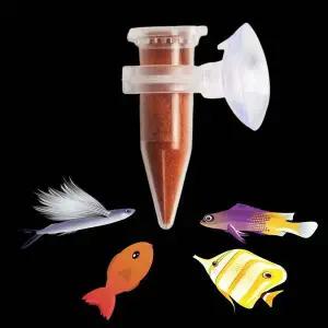 부착 사료 열대어 급여통 수족관용품 금붕어급여통 열