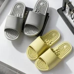 슬리퍼 발바닥 지압 마사지 욕실화 미끄럼 방지 실내용 발편해 신발 (WFKL02C)