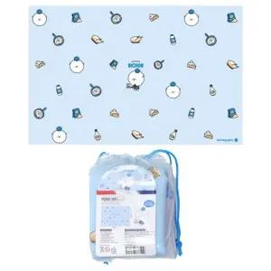 폭신한 1인용 미니 돗자리 방수 매트 블루 색상 휴대용 바닥매트