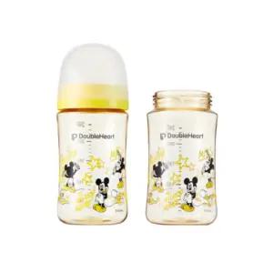더블하트 디즈니 아기 수유 젖병 노꼭지 트윈팩 240ml BNS
