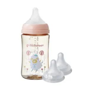 더블하트 출산 준비 선물 젖병 240ml 젖꼭지L 세트 양 BNS