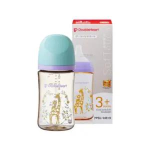 더블하트 아기 수유 젖병 임신 출산 준비 가든 240ml BNS