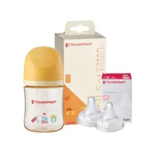 더블하트 신생아 젖병 160ml 헤리티지 젖꼭지 M 한글 BNS
