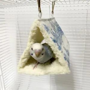 [룽스]뽀송 방수 침대 앵무새용품 블루(소)