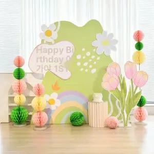 포토존 배경 소품 철제 벽장식 인테리어 웨딩 회전목마