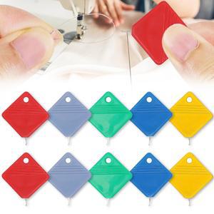 10피스 사각 플라스틱 바늘 실타래, 2024년 모든 크기의 손 바느질용 자동 실타래