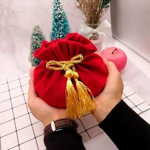 대형 복주머니 한복 소품 설날 선물 외국인 새해 기원