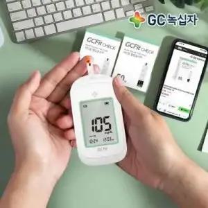 녹십자MS 지씨핏 첵 혈당측정기+시험지 100+침 110+솜 100 혈당 당뇨 체크기