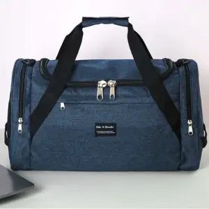 여행 큰가방 보스턴백 운동 원통 가방 네이비 여행용큰가방 보스턴백 빅사이즈 원통가방