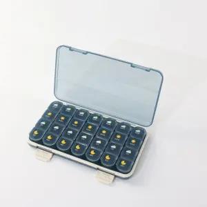 휴대용 일주일 보관 약통 2사이즈알케이스 일약 간편 용통 출장용 수납 여행용 케이스